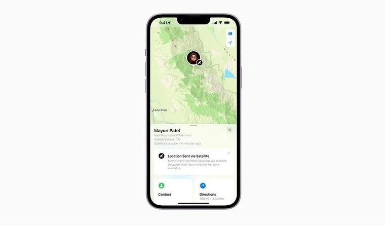 滦县苹果14维修分享iPhone14系列中 FindMy功能通过卫星分享位置方法教程 