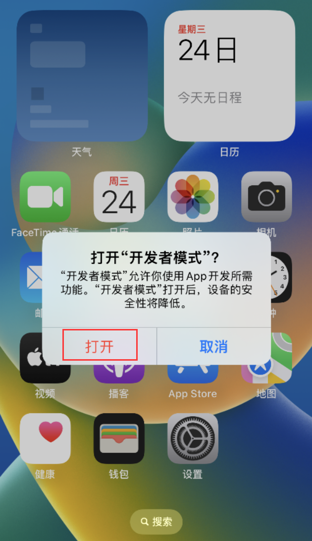 滦县苹果手机维修分享如何打开开发者模式 