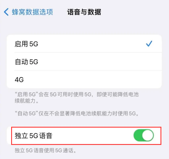 滦县苹果14维修分享iPhone 14 Pro如何开启VoNR 